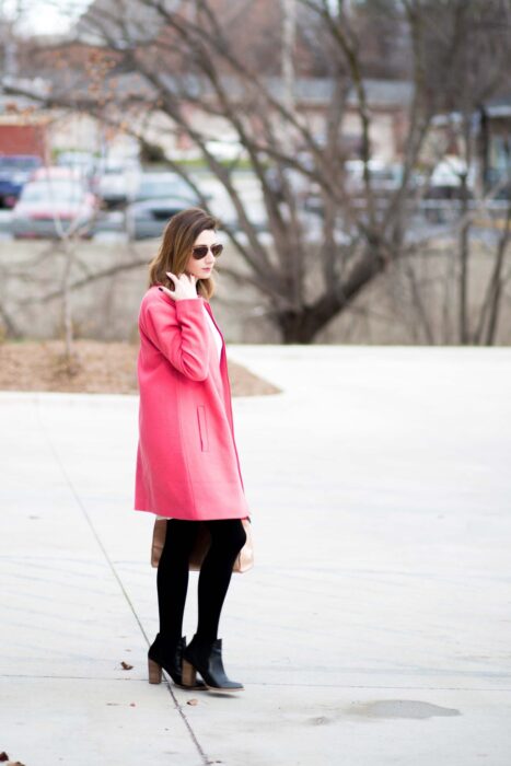 cupcakes and cashmere | statement coat | brass clothing dress | winter style | blog photography | allweareblog.com
