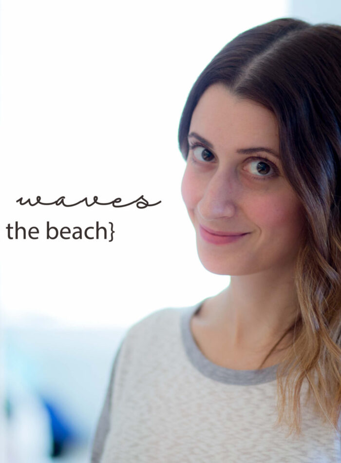 how to get beach waves {without the beach} | curling iron waves | curling wand waves | allweareblog.com