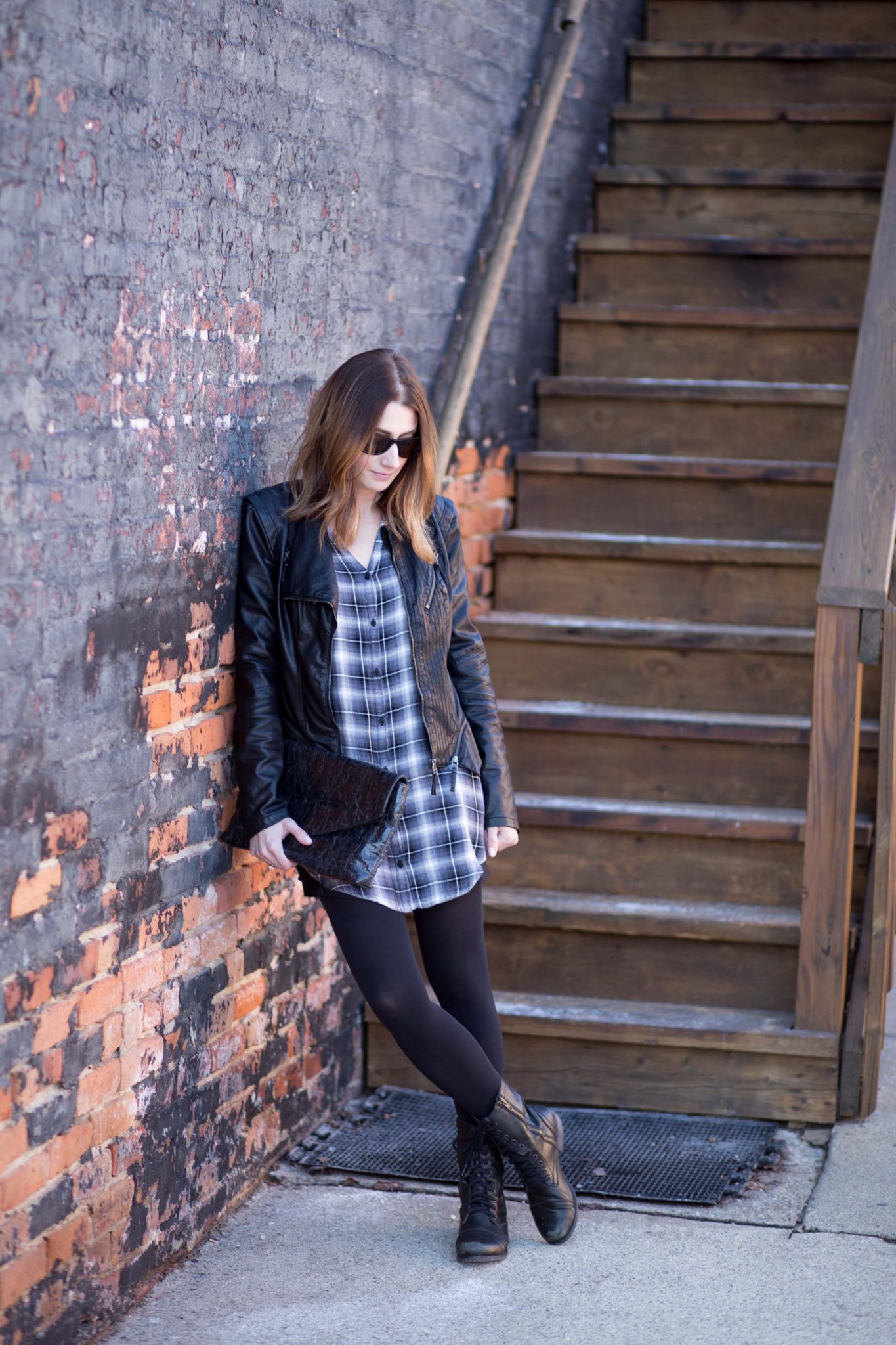 cupcakes and cashmere plaid dress | shirt dress | 90s style | winter style | allweare.com