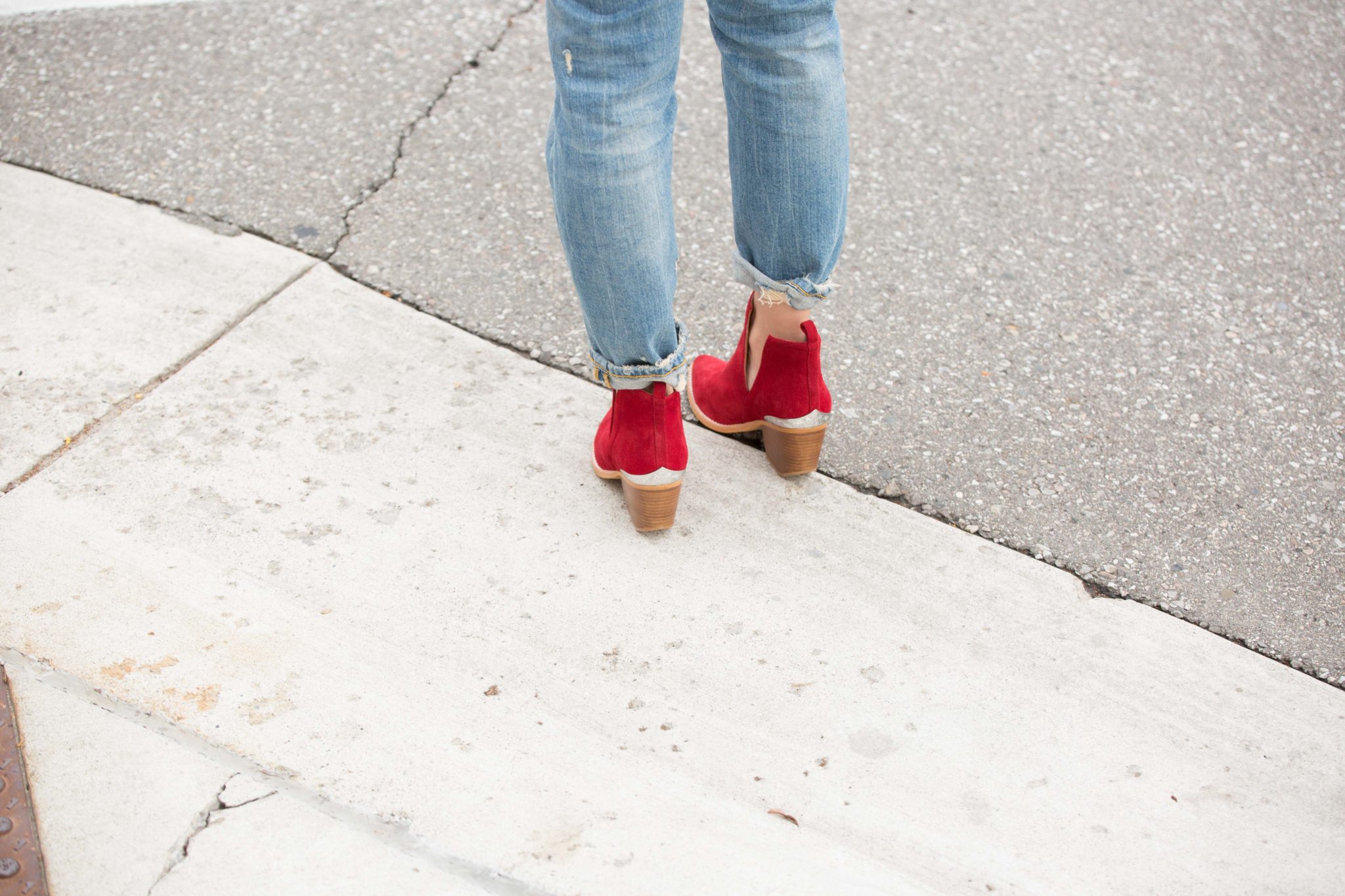 my favorite fall shoes with sundance shoes and styleshack on allweareblog.com | jeffery campbell cromwell boots red