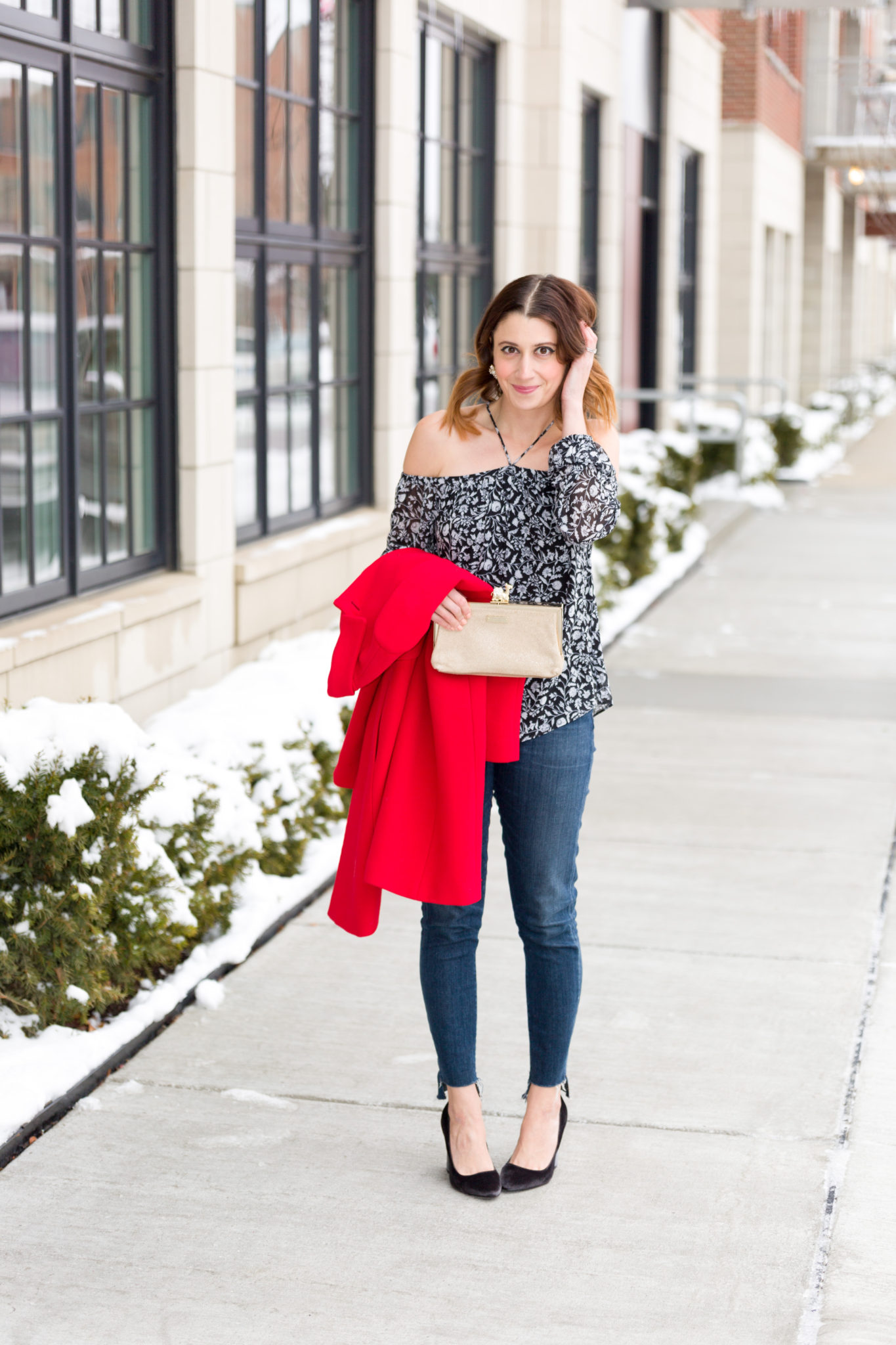 heartloom abigal top | what to wear to a winter girls night | casual holiday look on allweareblog.com