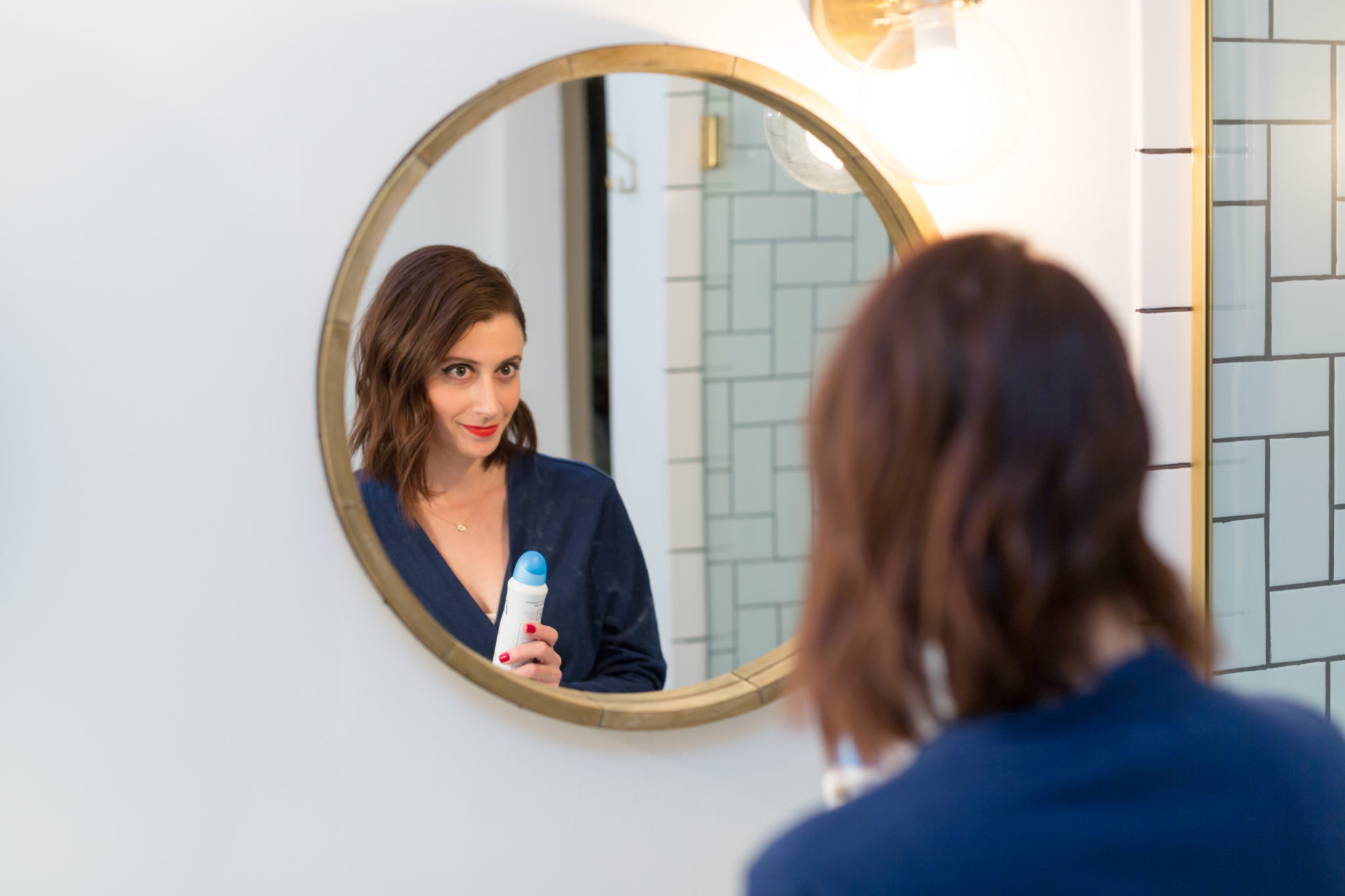 how to get ready for a holiday party in minutes on allweareblog.com | review of dove dry spray