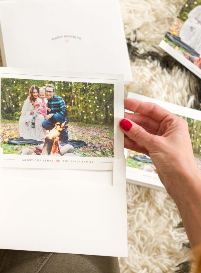 family christmas cards with minted on allweareblog.com