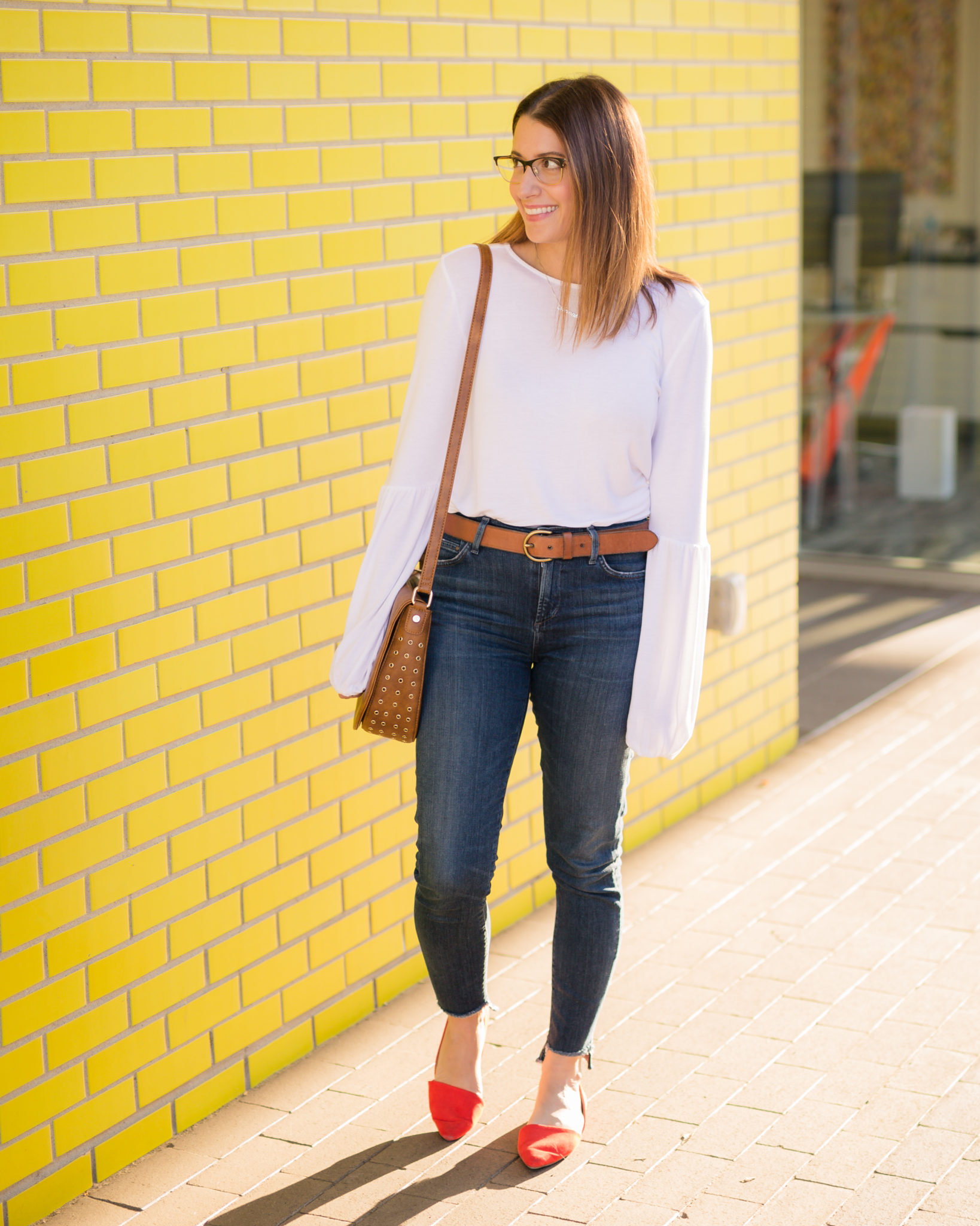 how to style a white tee and jeans | and upgrade on the white tee | my fall capsule wardrobe on allweareblog.com