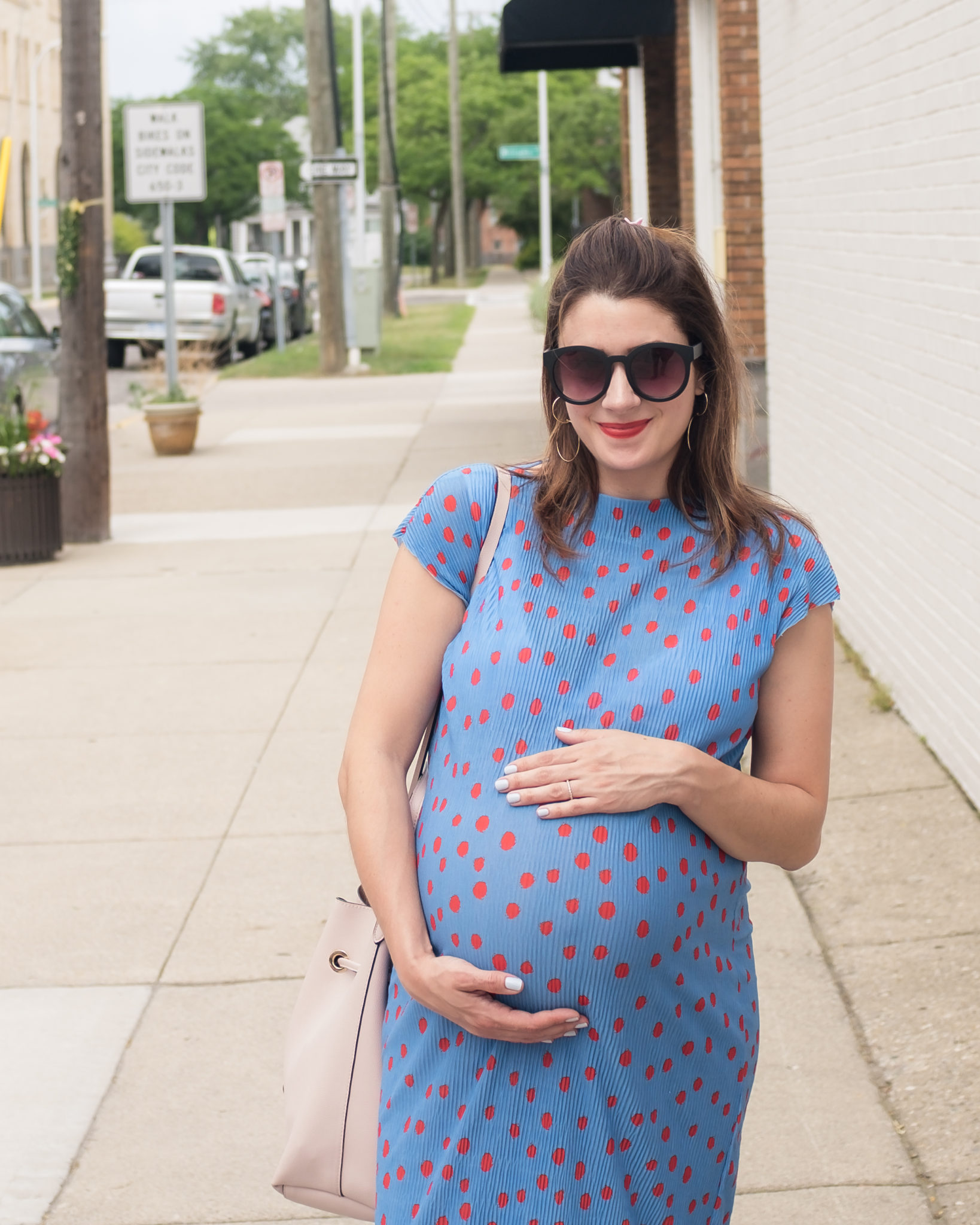 39 week pregnancy update and a non-maternity Zara summer dress